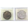 Image 2 : Silver $1 1953 NSF; SWL & 1953 NSF, Cameo ICCS Certified MS-64. Note there is a split on the holder
