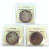 Image 2 : Silver $1 1967 ICCS Certified MS-65. 3pcs.