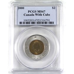 $2 2000 Knowledge PCGS Certified MS-67!