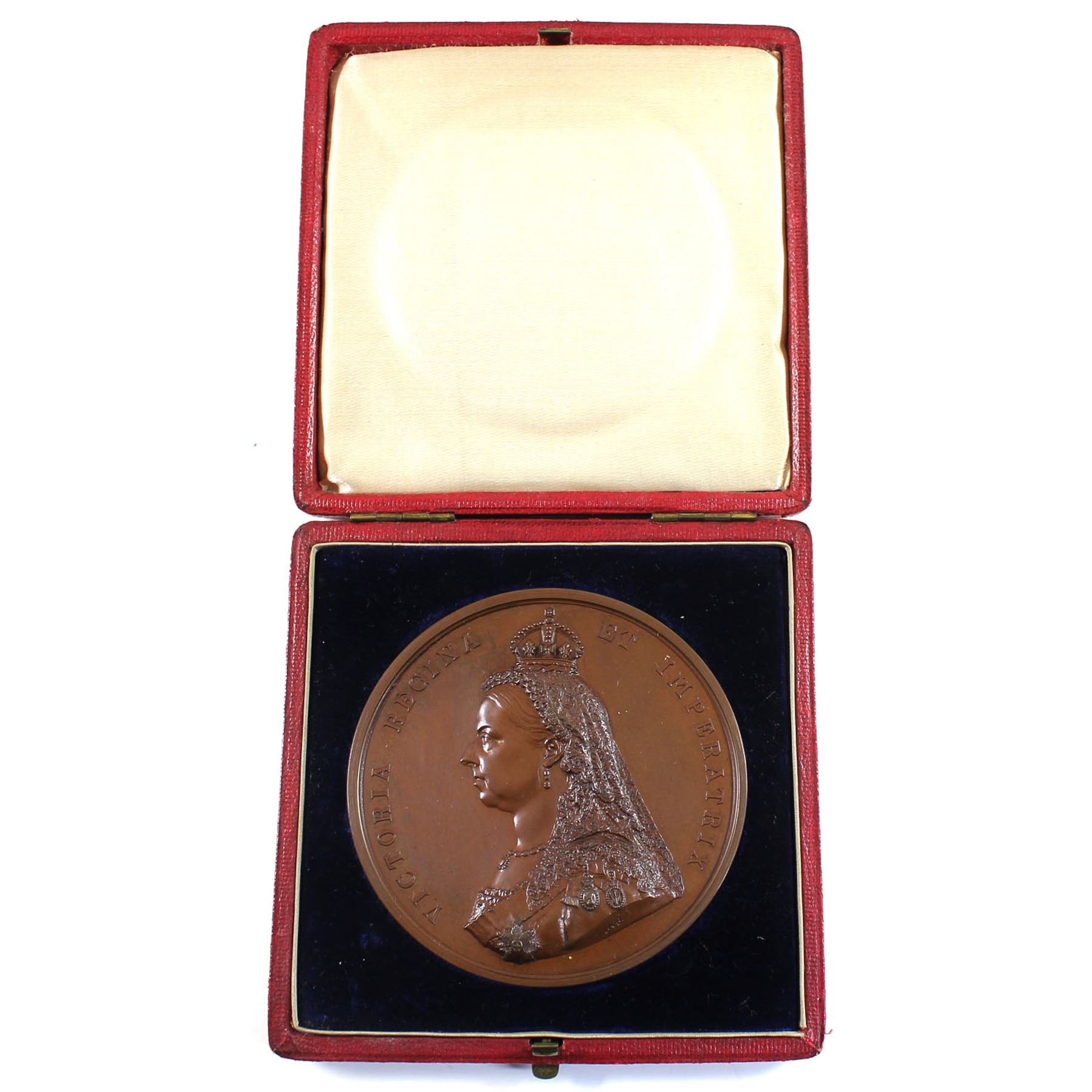 British Medal, 1887 Golden Jubilee of Queen Victoria, by J.E. Boehm & F