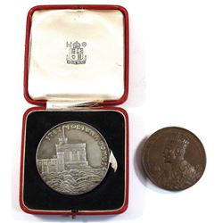1911 & 1935 King George V Medals - 1911 Coronation King George V and Queen Mary Crowned June 22 1911