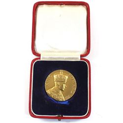 1936 Edward VIII Abdication Medal struck in 22K Gold! Eimer #2041, Made by: Turner & Simpson, 35mm a