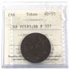 Image 1 : Token 1844 Bank of Montreal Half Penny, Br# 527, CH# PC-1B3 Heavy Trees Short Nose ICCS Certified AU