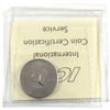 Image 2 : Test Token 1965 25-cent CH# TT-25.6B ICCS Certified MS-60. Struck in Nickel with reeded edge, RARE T
