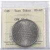 Image 1 : Token 1999-2000 Salesman Sample, CH# SS-6 Multi-ply Nickel-plated Steel ICCS Certified MS-67!
