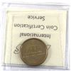 Image 2 : Token 1999-2000 Salesman Sample, CH# SS-7 Brass-Plated Steel ICCS Certified MS-67!