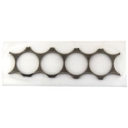 25-cent Planchet Strip of 4 Complete Punches and 2 Partial (End) Circles. Strip is magnetic and weig