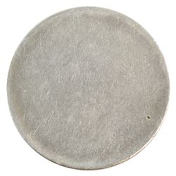 Blank Silver Type 2 Planchet with rolled Rim, 39.25g, 44.10mm in diameter, Approx. 92.5% Pure.