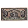 Image 1 : 550-36-02 1935 Bank of Nova Scotia 4-Digit RADAR $5, McLeod-Patterson S/N: 2468642. Note is a nice F