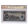 Image 1 : DC-21f 1912 Dominion of Canada $5, Seal Only, Countersigned, Hyndman-Saunders. S/N: B917717-C, BCS C