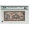 Image 1 : BC-14 1935 Bank of Canada $50, French, Osborne-Towers, S/N: 04156/F PMG VF-20. *Rare Note*