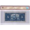 Image 2 : BC-23c 1937 Bank of Canada 3 Digit RADAR $5, Coyne-Towers S/N: A/S5668665 BCS Certified VF-20.