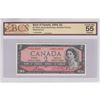 Image 1 : BC-38cA 1954 Bank of Canada Modified Replacement *Z/Z $2, Bouey-Rasminsky S/N: *Z/Z8818999, BCS Cert