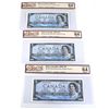 Image 1 : BC-39b 3 Sequential 1954 Bank of Canada Modified $5 Beattie-Rasminsky, S/N: Y/C8256008/009/010. All