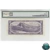 Image 2 : BC-40bA 1954 Bank of Canada Modified Replacement $10, Beattie-Rasminsky, S/N: *B/V0281194 PMG Certif