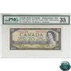 Image 1 : BC-41bA 1954 Bank of Canada Modified Replacement $20, Beattie-Rasminsky, S/N: *V/E0211574 PMG Certif