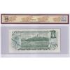 Image 2 : BC-46b-N1-I 1973 Bank of Canada Solid Digit RADAR $1, Crow-Bouey S/N: AMC3333333 BCS Certified VF-35