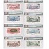 Image 2 : Set of 8 Matching SPECIMEN Notes of the 1969-1979 Multicolour Issues (Set#368) All PMG Certified GEM