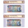 Image 1 : BC-48aA 1972 Bank of Canada Replacement $5 2 Sequential, Bouey-Rasminsky S/N: *CC3186755, 3186756 Bo