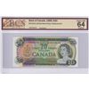 Image 1 : BC-50aA 1969 Bank of Canada Replacement $20, Beattie-Rasminsky S/N: *EB2138103 BCS Certified CUNC-64