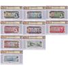 Image 1 : Set of 9 Matching SPECIMEN Notes of the 1969-1979 Multicolour Issues (Set#336) All BCS Certified Cho