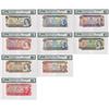 Image 1 : Set of 9 Matching SPECIMEN Notes of the 1969-1979 Multicolour Issues (Set#775) All PMG Certified Cho