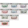 Image 2 : Set of 9 Matching SPECIMEN Notes of the 1969-1979 Multicolour Issues (Set#775) All PMG Certified Cho