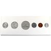 Image 1 : 1954 Canada 'No Shoulder Fold' Proof Like Set in Original White Cardboard. Set contains bright coins