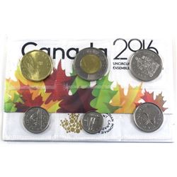 2016 Canada Uncirculated Proof Like Set - with 2015 Dated Loon.