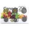 Image 1 : 2016 Canada Uncirculated Proof Like Set - with 2015 Dated Loon.
