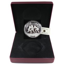 RCM Issue: 2011 $250 375th Anniversary of Lacrosse Kilo Fine Silver Coin. COA #145/600 (TAX Exempt).