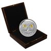 Image 1 : RCM Issue: 2014 $250 In The Eyes Of The Snowy Owl Kilo Fine Silver Coin (capsule is scratched & stic