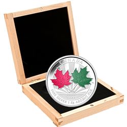 RCM Issue: 2014 $250 Maple Leaf Forever Fine Silver Kilo Coin (TAX Exempt).