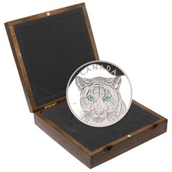 RCM Issue: 2015 $250 In The Eyes of the Cougar Kilo Fine Silver Coin . Mintage of only 500! (TAX Exe