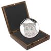 Image 1 : RCM Issue: 2015 $250 In The Eyes of the Cougar Kilo Fine Silver Coin . Mintage of only 500! (TAX Exe