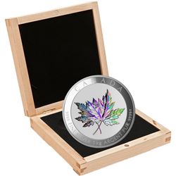 RCM Issue: 2015 $250 Maple Leaf Forever Fine Silver Kilo Coin  (TAX Exempt).