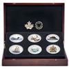 Image 1 : RCM Issue: 2016 5oz Silver Big Coin 6-coin Series in Deluxe Display Box with COAs. TAX Exempt