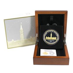RCM Issue: 2017 Canada $1 Royal Visit - Parliament Renewed Silver Dollar with Selective Gold Plating