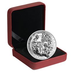 RCM Issue: 2017 $100 Juventas et Patrius Vigor - The 1867 Confederation Medal 10oz Fine Silver Coin.