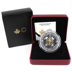 RCM Issue: 2019 $50 Rose of the Winds Fine Silver Coin (TAX Exempt).