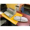 Image 2 : LOT OF OFFICE ITEMS INC. BINDING MACHINE, 2 PAPER CUTTERS, LAMINATOR