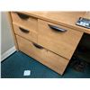 Image 2 : MAPLE L-SHAPED EXECUTIVE / PROGRAMMER'S DESK