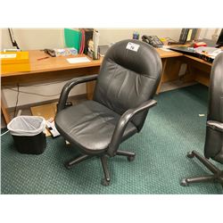 BLACK MID BACK TILTER CHAIR