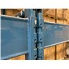Image 2 : 4 SECTIONS OF BLUE WAREHOUSE RACKING.  INCLUDES 5 X 18' TALL UPRIGHTS, 24 X 12' LONG BY 6.5" THICK