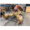 Image 1 : LARGE ANIMATRONIC SCORPION, ON STAND WITH WHEELS.
