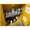 Image 2 : MEDIUM SIZE ZENITH FLAMMABLES CABINET WITH CONTENTS