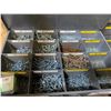 Image 2 : 8 DRAWER PARTS CABINET WITH CONTENTS AND ITEMS ON TOP