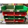 Image 1 : LOT OF 8 EMPTY PARTS BINS