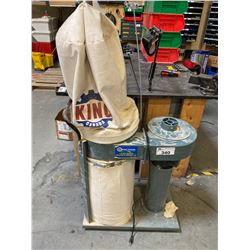 KING CANADA 1HP SINGLE BAG DUST COLLECTOR