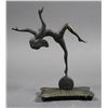 Image 1 : Art Deco Metal NUDE Sculpture
